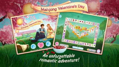 Screenshot #1 pour Mahjong Valentine's Day Free