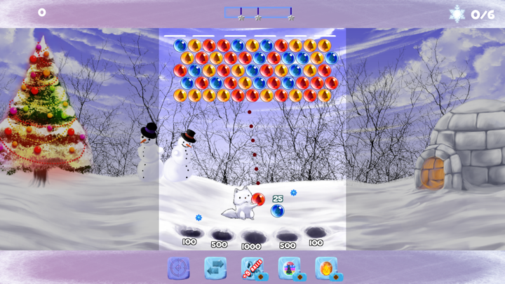 Screenshot #1 pour Mad Fox Bubble Shooter - Fire and Jewel Free for Heroes TV Edition