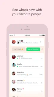 peach — share vividly iphone screenshot 1