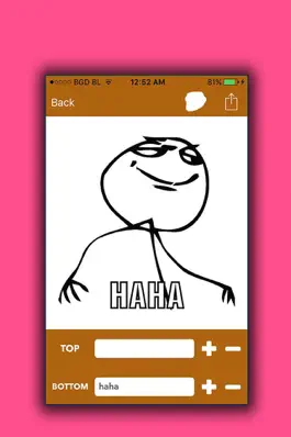 Game screenshot Meme Maker Own- Generate Funny Memes With your Own Pic hack