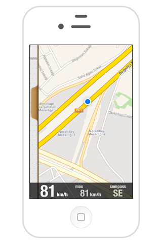 Speed Tracker - Map and Compass screenshot 3