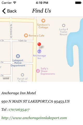 Anchorage Inn Motel Lakeport CA screenshot 3