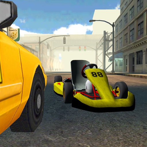 Go-kart City Racing - Outdoor Traffic Speed Karting Simulator Game PRO Icon