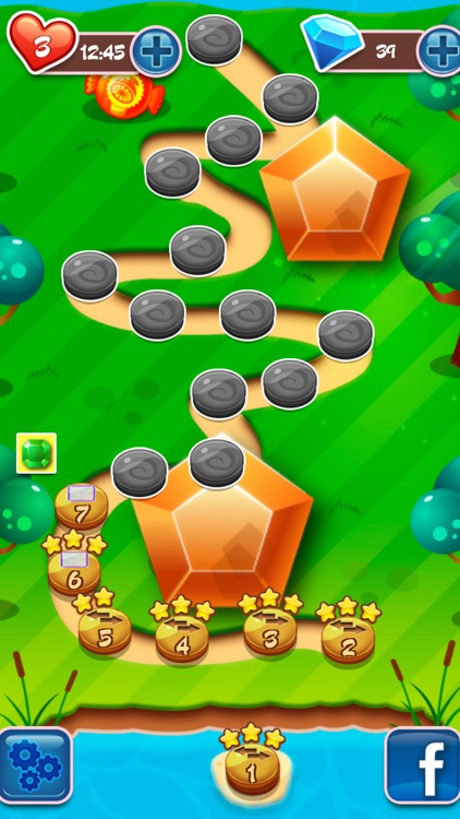 Pirates Treasure 3 Match Jewel Quest HD