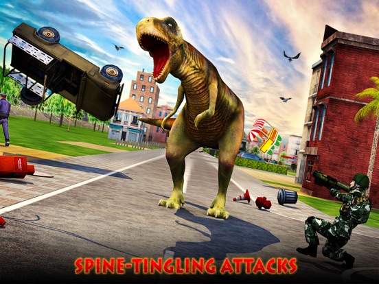 Screenshot #2 for Dino City Rampage 3D