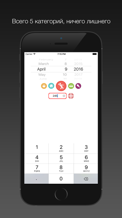 Screenshot #2 pour MyMoney - учет расходов