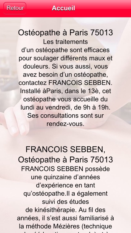 François Sebben Ostéopathe
