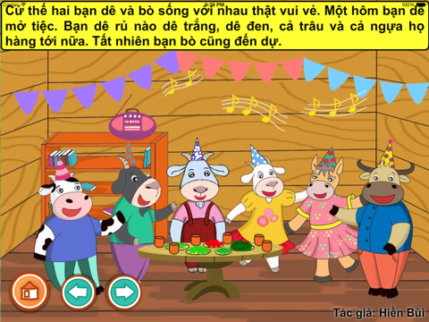 Screenshot #6 pour Bò và dê (Truyện thiếu nhi từ tác giả Hiền Bùi)