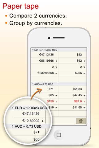 ExchangeCal - currency converter calculator screenshot 2