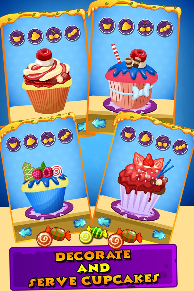 Cupcake Maker - Fun Free cooking recipe game for kids,girls,boys,teens & family screenshot 3