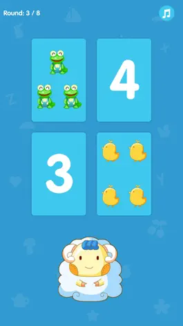 Game screenshot Number Match (Number Flash Cards for Pre-K) - The Yellow Duck Educational Game Series hack