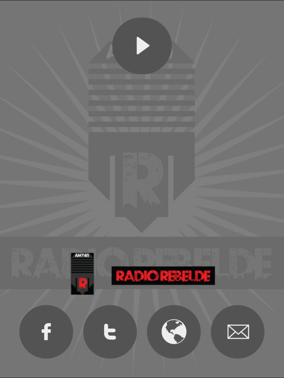 Radio Rebelde (Argentina) iPad screenshot