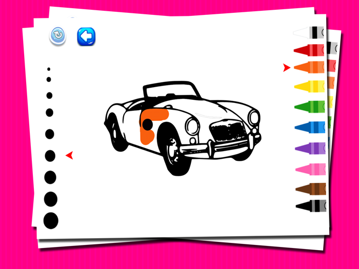 Coloring book Car for kids