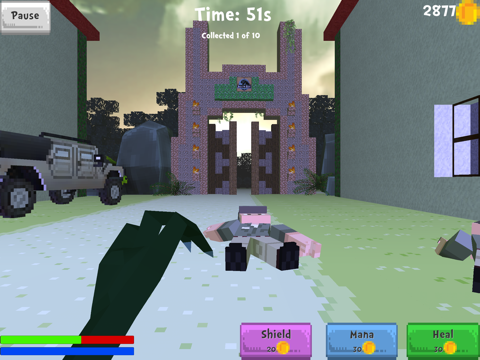 Screenshot #5 pour Jurassic Block Hunter - Dino Zoo Rail Shooter With Skins Uploader for Minecraft