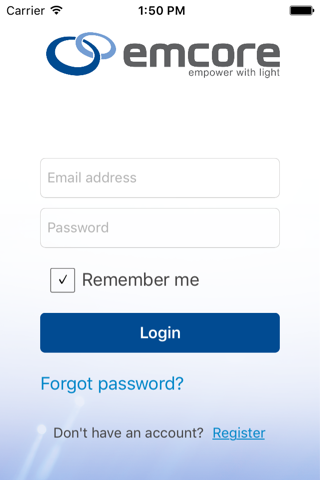 EMCORE Customer Portal App screenshot 2