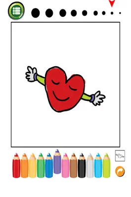 Game screenshot Valentine Coloring Book : Cute & Lovely! Free For Kids And Toddlers hack