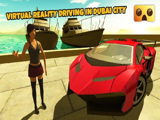 Screenshot #1 for VR Car Driving Simulator : VR Game for Google Cardboard