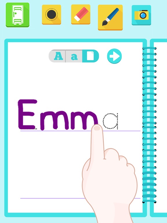 Name Play: a name reading and writing practice kit