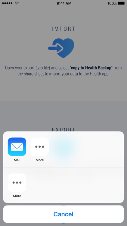 Health Backup - Export & Import Health Data