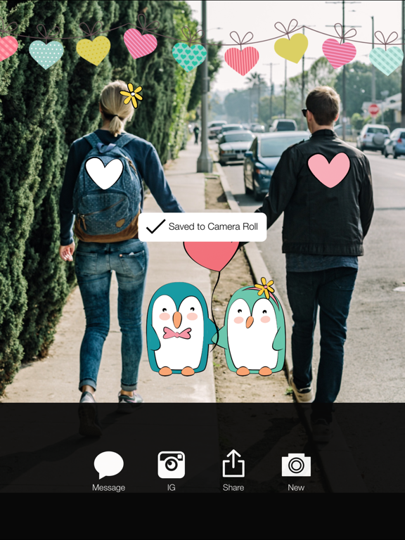 Screenshot #6 pour LoveLoveLove - Valentines Day Everyday FREE Photo Stickers