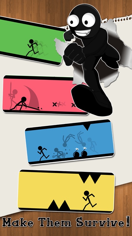 101 Make Them Survive - Stickman Run Jump Fight