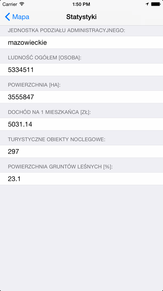 #5. Portal Geostatystyczny (iOS) 由: Główny Urząd Statystyczny