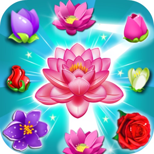 Garden Flower Connect Mania iOS App