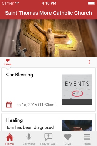 Thomas More Church screenshot 2