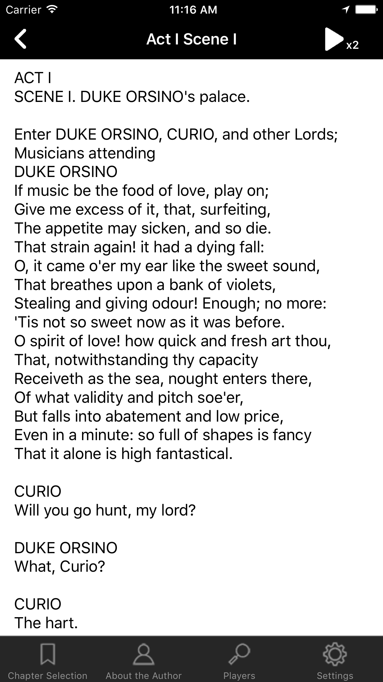 Shakespeare: Twelfth Night screenshot 2