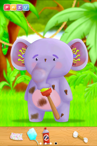 Jungle Care Taker - Kid Doctor for Zoo and Safari Animals Fun Game, by Pazu screenshot 4