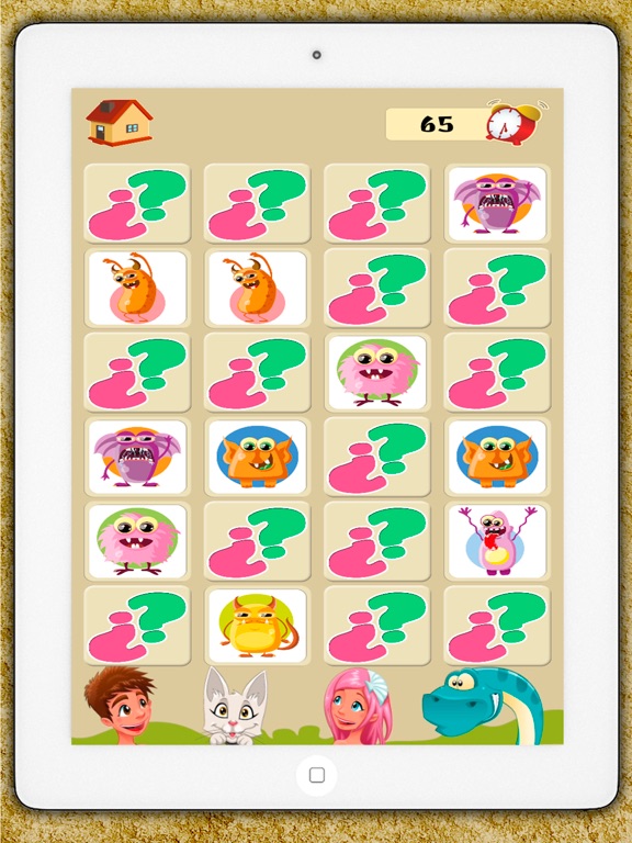 Halloween memory game: Learning game for kids iPad screenshot