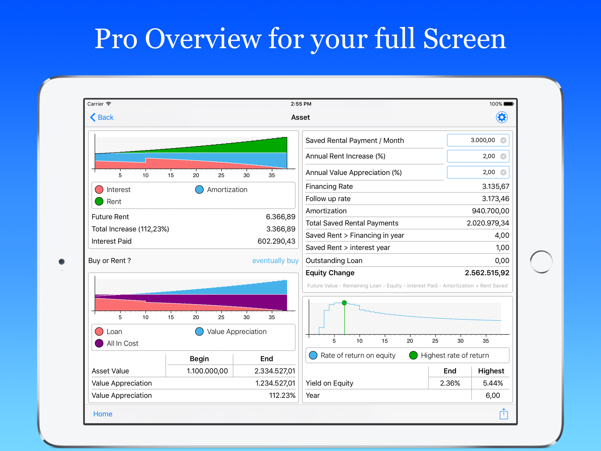 ImmoByte Home Mortgage Calculator helps you compare loan terms, interest rates and more to find the best deal. screenshot 6