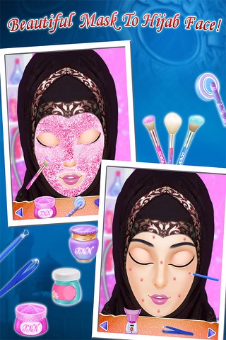 Hijab Baby Born - Baby Born - Dressup Makeup Spa Game screenshot 3