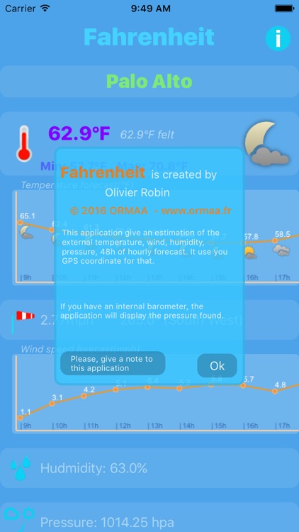 Fahrenheit - Forecast temperature screenshot-4
