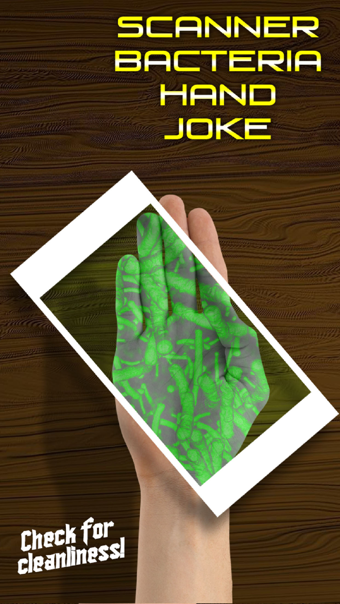 Scanner Bacteria Hand Joke