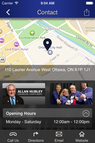 Councillor Allan Hubley-Kanata South screenshot 2