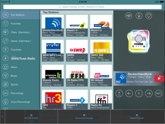 Screenshot #4 pour iRadio Germany
