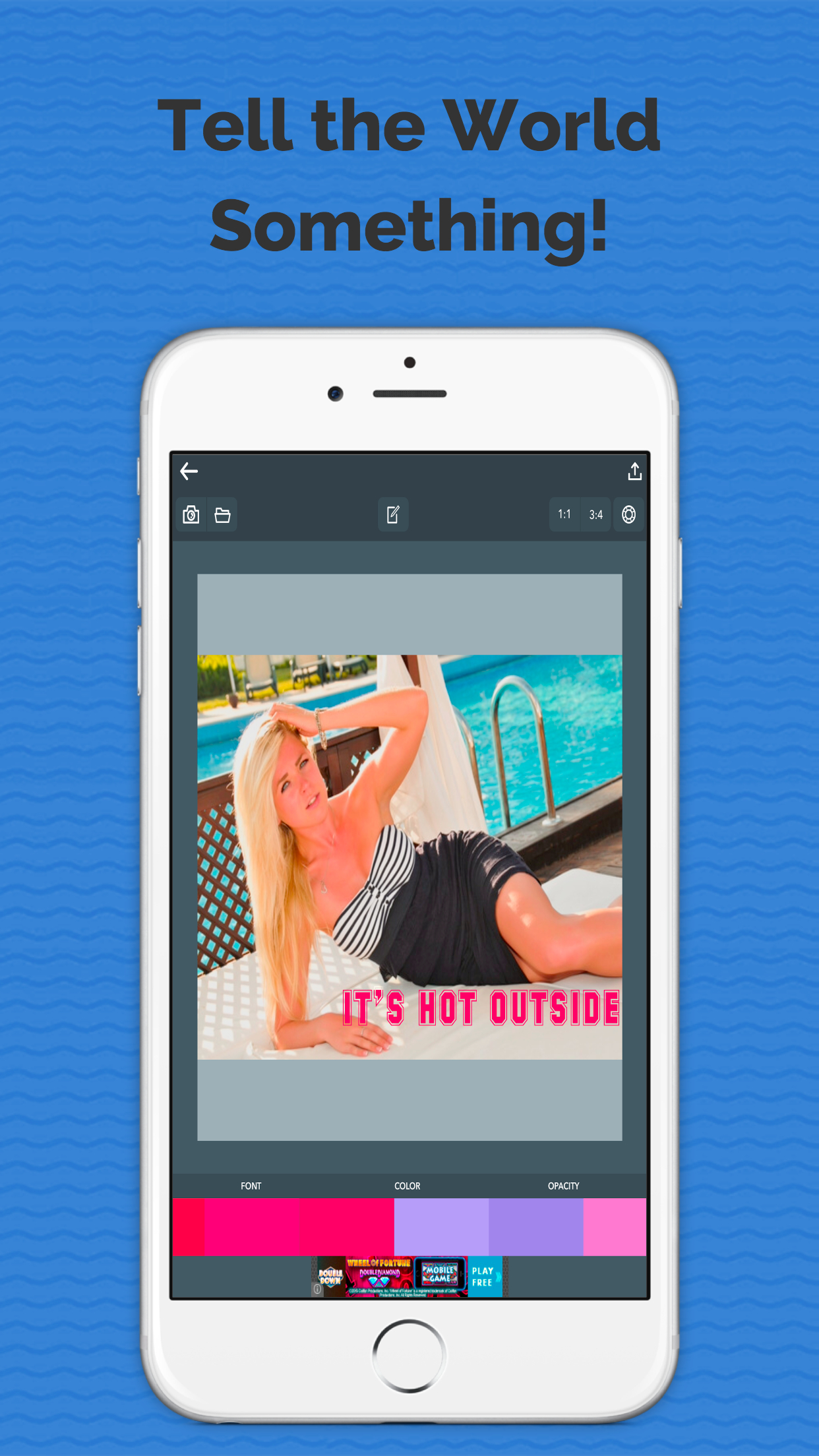 Photo Text-Free Font screenshot 2