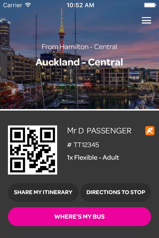 InterCity NZ Bus Tracker screenshot 3