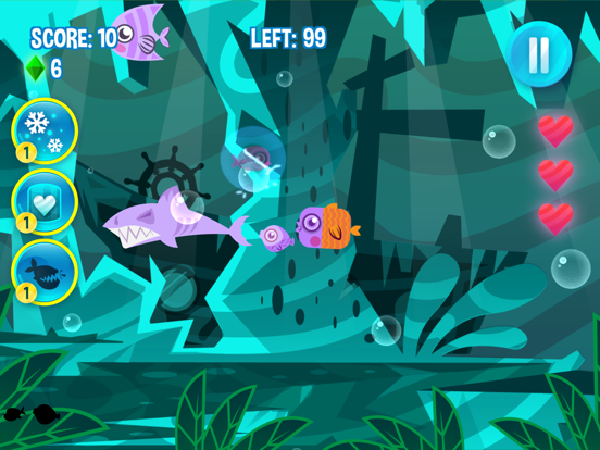 Hungry Fish Evolution iPad screenshot