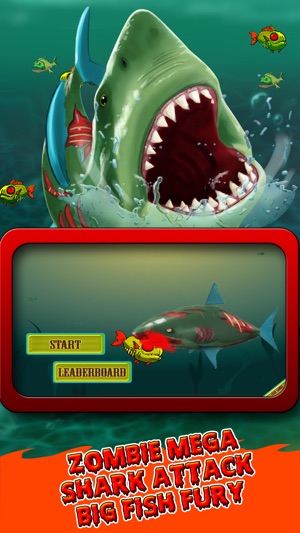 Zombie Mega Shark Attack: Big Fish Reven