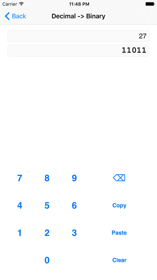 #1. Base-2 Converter (iOS) 由: wakachamo