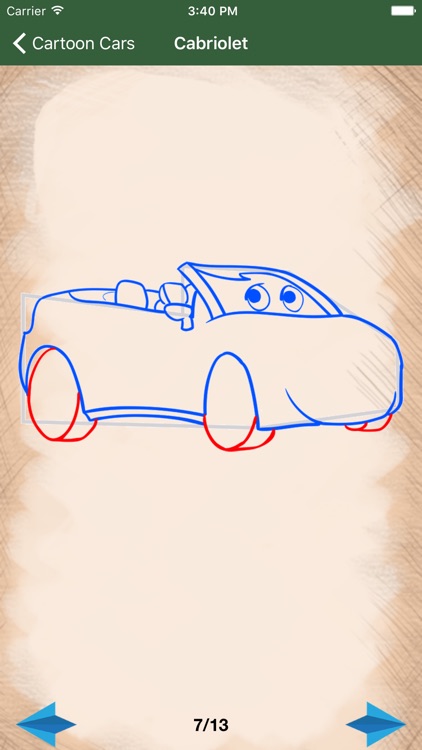 Artist Green - How to draw Cartoon Cars screenshot-4