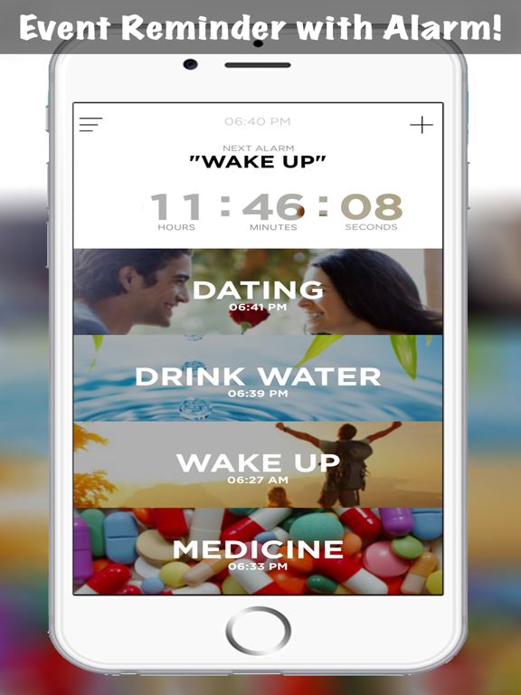 Screenshot #4 pour Event Reminder Alarm - Task Timer Countdown with Calendar Days Planner and To Do List Manager