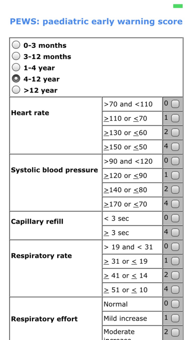 Screenshot #2 pour Pediatric scores