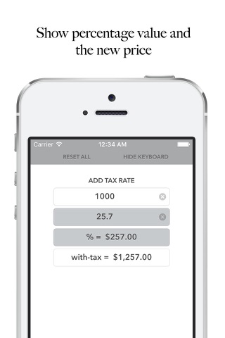 Tax Calculator 2019 LITE screenshot 2