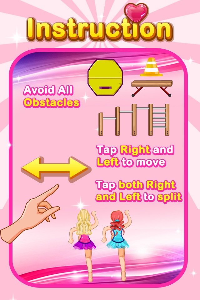 Amazing Princess Gymnastics Twins Run screenshot 4