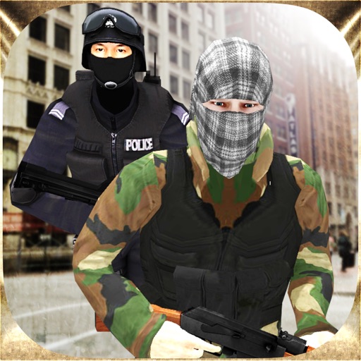 Las Vegas Police Officer Vs Bank Robbers 3D iOS App