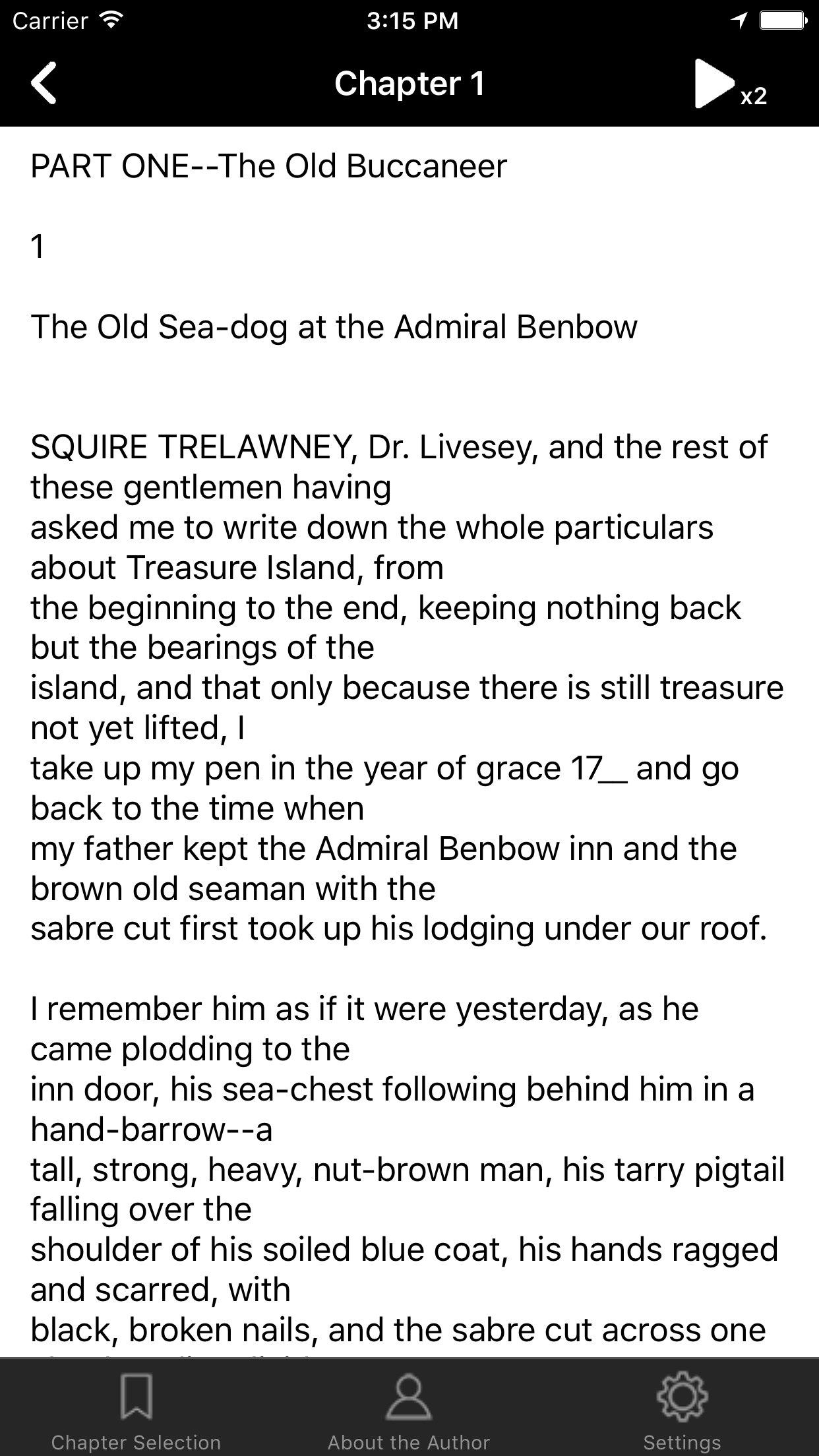 Treasure Island - Robert Louis Stevenson screenshot 2