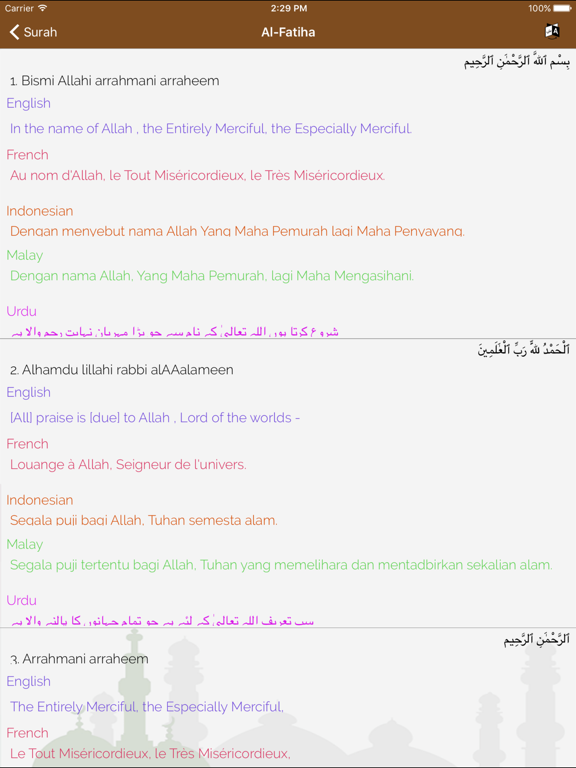 Screenshot #6 pour Quran Mp3 : Translations, Recitations, Reading